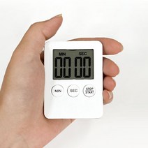 OMT 자석부착 디지털 알람 타이머 요리 자석 시계 OKA-TIMER, 화이트