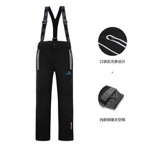 스키 보드복 점프슈트 눈썰매 남녀공용 커플Pelliot-스키 바지 남성 방수 스키 멜빵 여성용 통기성 따뜻