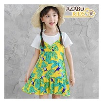 앵무새 원피스 아동 여아 여름 원피스