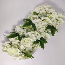 펜스 아치 가든 장미아치 장미 정원아치 웨딩 장식용 인공 모란 수국 아치 꽃 웨딩 로드 인용 꽃 아치형 문 행 아치 장식, 디