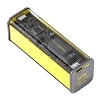파워뱅크 자작배터리 캠핑용배터리 8x18650 배터리 박스 전원 공급 장치 케이스-DIY TypeC USB 전화 충전기, 01 Yellow