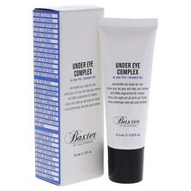 Baxter of California 언더 아이 크림 남성용 | 디퍼핑 및 라인 리듀싱 | 무향 | 22.2ml (8온스) 백스터오브캘리포니아, Under Eye Cream