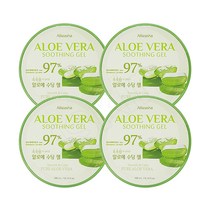 앨리아샤 알로에 베라 순도97% 수딩젤, 4개, 300ml