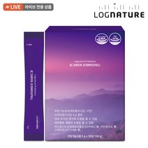 [로그네이처 LIVE] 프리바이오틱스 (프락토올리고당+아연 복합기능성) 유익균먹이 분말, 1박스 30포 1개월분