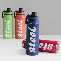 데이즈룸 아웃도어 스틸 보온보냉병 텀블러, 760ml, 레드, 1개