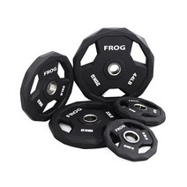 폴리곤 우레탄 중량원판 10kgX1 I 바벨원판