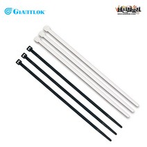 [세신철물점] 자이언트록 케이블타이 백색 흑색 100mm/140mm/200mm/270mm/300mm/370mm 소포장 100개입, GT-270EST(270mm/100개), 블랙