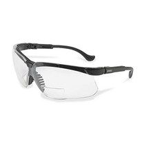 Honeywell의 UVEX Uvex Genesis 시리즈 리더 스타일 보안경 S3763 검정/투명
