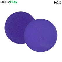 1+1 금속 중연삭 4인치 원형 천사포 사포샌딩 연마공구 샌딩패드 사포공구 사포질, 40방