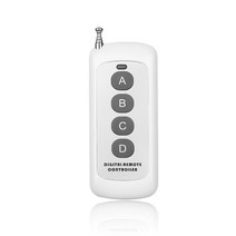 주차 차단기 차고 리모컨 바리게이트 차단 바 Kebidu 433mhz 원격 제어 장거리 무선 발표자 컨트롤러 rf 모듈 abcd 2468 키 원격 제어, abcd 4 버튼