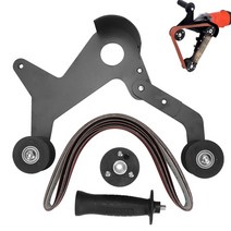 충전 그라인더 무선 핸드 소형 앵글 그라인더 원형 파이프 샌딩 벨트 어댑터 샌딩 머신의 액세서리 그라인딩 폴리싱 머신 벨트 샌더 어댑터, 변환 헤드, m14