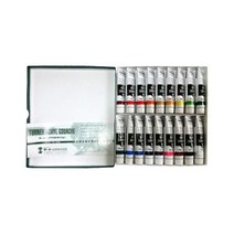 알파(ALPHA) 아크릴 과슈 물감 세트 20mlx18색