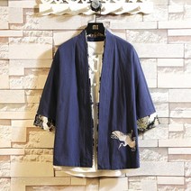 남성 도포 선학 한복 두루마기 자수