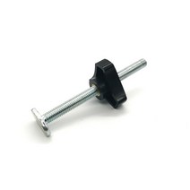 T트랙 알루미늄 목공 슬롯 마이터 지그 고정 장치 라우터 테이블 밴드 톱용 DIY 도구 길이 300/400/500/600, 05 Nut and T Screw_01 300mm
