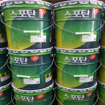 KCC페인트 스포탄노출방수재 20kg 2액형 녹색 옥상방수중도 우레탄페인트, 스포탄 중도2액형 녹색 20KG, 1개
