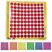 번호스티커 번호판 100 넘버링 숫자 스티커 1매 테이블 사물함 번호 락커룸 숫자스티커 학교, 3466B-3.블루100p