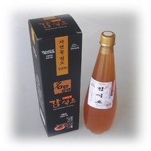 청도100% 자연농 감식초 1000ml 5년 풀빛농원 자연발효 청도반시 원액식초, 세트