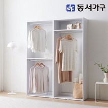 동서가구 소이 마이 드레스룸 1600세트 행거형 YUR154, 오크