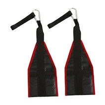 Ab 스트랩 운동 운동 장비 훈련 장비 여성용 Ab 스트랩 걸기, 50×19cm, 폴리에스터, 레드 블랙