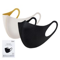 아트박스/모앤모 티에르 패션 마스크 (유해물질 차단 / 필터 교체형 / 입체형 / 피톤치드), 뷰티/화이트/M