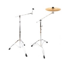 T자심벌스탠드 3단높이조절 고급스틸재질 심벌 드럼, 단품