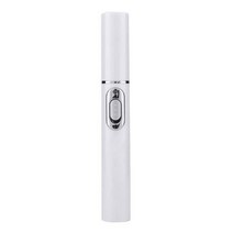 Blue Light Acne Treatment Pen Portable Wrinkle Removal Eye Massage for Home, [02] 은