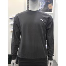 미즈노 신축성좋은 트리코트맨투맨 기능성맨투맨 TRICOT MTM 블랙