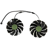 PC그래픽카드 2개/대 T129215SU GPU 쿨러 그래픽 팬 REDEON AORUS RX580/570 기가바이트 GTX 1050 카드 교, 한개옵션0