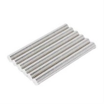 페인트인포 초강력 네오디움 원형자석 지름 5mm x 두께 1mm, 실버, 300개