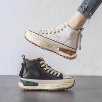 YAPOGI 여성 하이탑 스니커즈 기본템 발편한 키높이운동화 BH322