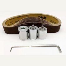 알루미늄 합금 30mm DIY 미니 벨트 샌더 컨베이어 구동 휠 For5/6/8/10mm 모터 스핀들 파워 휠 연마 도구, 03 ID 6mm