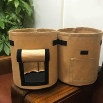 고구마 감자키우기 부직포 화분 2p세트(25x30cm) (브라운), 상세페이지 참조