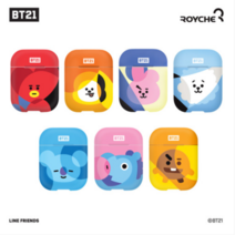 로이체 라인프렌즈 BT21 에어팟 하드케이스 무선이어폰 아이폰이어폰, 타타
