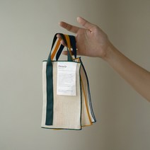 deneir 친환경 샤쉐 파우치 향낭 주머니, L사이즈WHITE