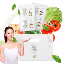 자연애담 해톡주스 가벼운 아침 6가지 과채 야채 마녀주스 빼빼, 110ml 30포, 110ml