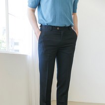 3.9세컨즈 남성용 여름 블랙 네이비 투톤그레이 투톤네이비 프리미엄 스판 히든밴딩 정장바지 슬랙스 (30사이즈~38사이즈)