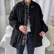 이지핏 남자 오버핏 하프 차이나 카라 자켓 신입 오피스룩 남자오버핏자켓 남성점퍼학생자켓 아웃터하프자켓 남성간절기자켓 남자면자켓 남자봄버자켓 남성겉옷블랙자켓 카키색자켓패션 코튼자켓자켓코디 검은색자켓봄하프자켓