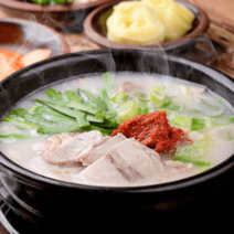 부산 돼지국밥 600gX4봉+(다대기4봉 증정)) 부산의 맛, 부산 돼지국밥 600gX4봉/다대기, 600g