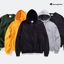 챔피온 길단 기모 맨투맨 후드티 후드집업 07.길단 88600아시안핏후드집업 다크헤더L