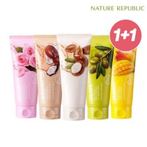 네이처리퍼블릭 [1+1] 리얼 네이처 폼 클렌저 5종 택 1, 리얼 네이처 아르간 폼 클렌저 1+1 PK3564