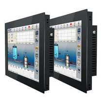 오픈 프레임 19 인치 모니터 4:3 비율 임베디드 LCD VGA DVI USB 스크린, 01 silver capacitive