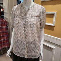 BCBG 비씨비지 여름신상품22 보니따 프린트 블라우스 B2B4B4842