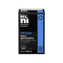 일동제약 알티지 오메가3 추천 rtg 오메가쓰리 고함량 EPA DHA 1000 알래스카 피쉬오일 고순도 필수지방산 비타민E 혈행 기억력 효능, 1개, ===RTG오메가3===