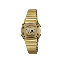 카시오 (Casio) 여성용 클래식 빈티지 쿼츠 시계 골드 10 스테인레스 스틸 스트랩 (LA670WGA-9)