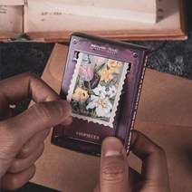 (위즈펌) 빈티지 우체통 다꾸 스티커, 씨에이지몰 자연