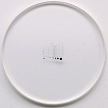 저무리 광학 유리 현미경 측정 교정 슬라이드 접안 렌즈 레티클 눈금자 무대 안구 마이크로, Diameter 26mm