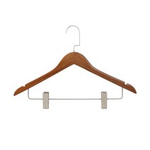 [천삼백케이] [굿즈트리] 클래식 집게 정장 원목 옷걸이(대), 단품