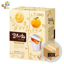 꽃샘 꿀유자차 포션 15개입 x6 (1박스) 액상차 과일청