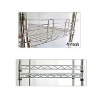 메탈 창고 보관 짐 정리 다용도실 선반 2단 KI6153, 봉높이／H, H2200