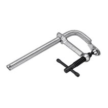 THE VEDO SHOP 1pc 160x80mm 헤비 듀티 F 클램프 금속 작업 금속 바 퀵 클램프 도구, 은, 합금강